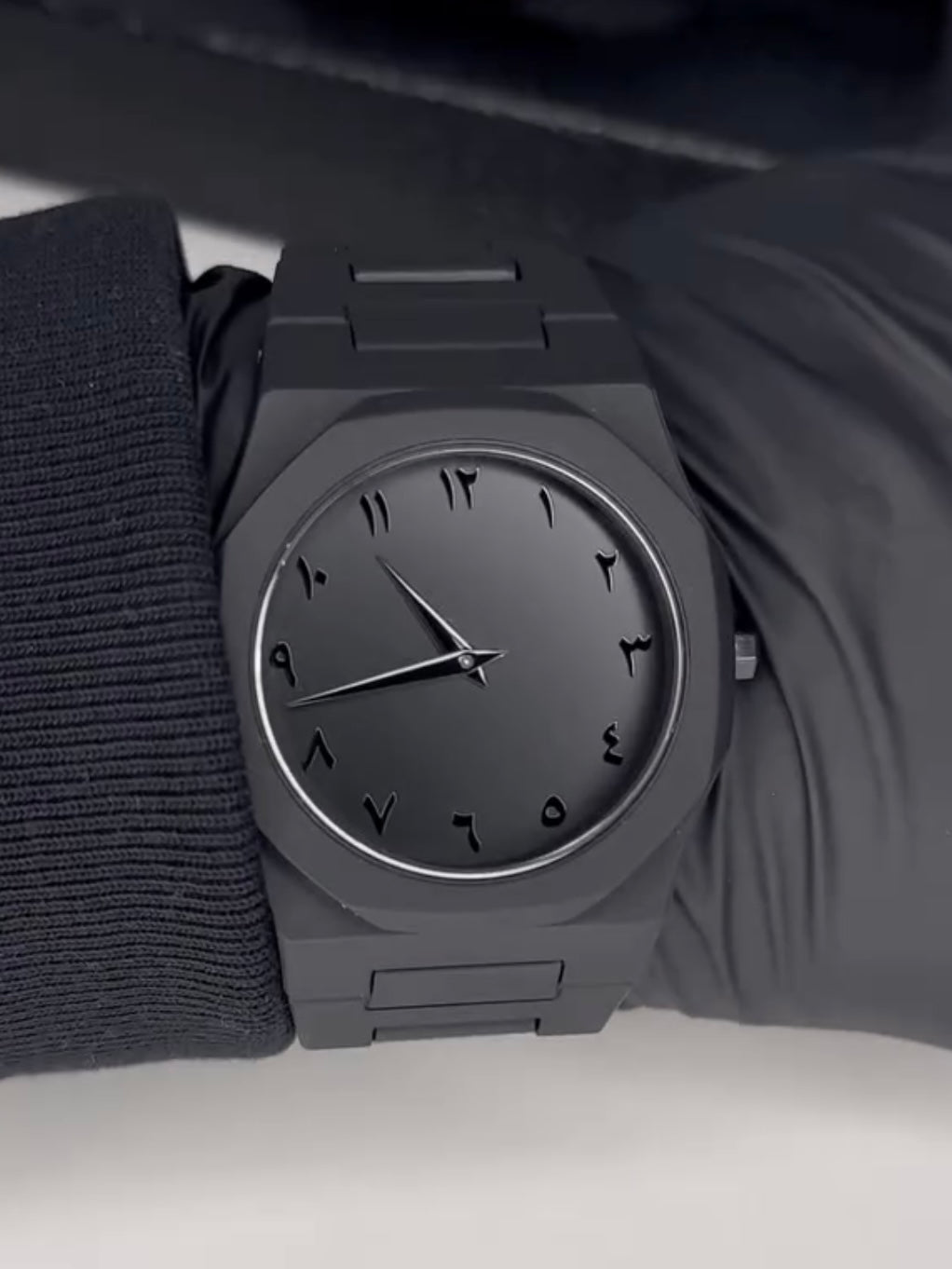 Arabic Aura Men's Watch | Octagonal Case | Trending Minimalist Wristwatch